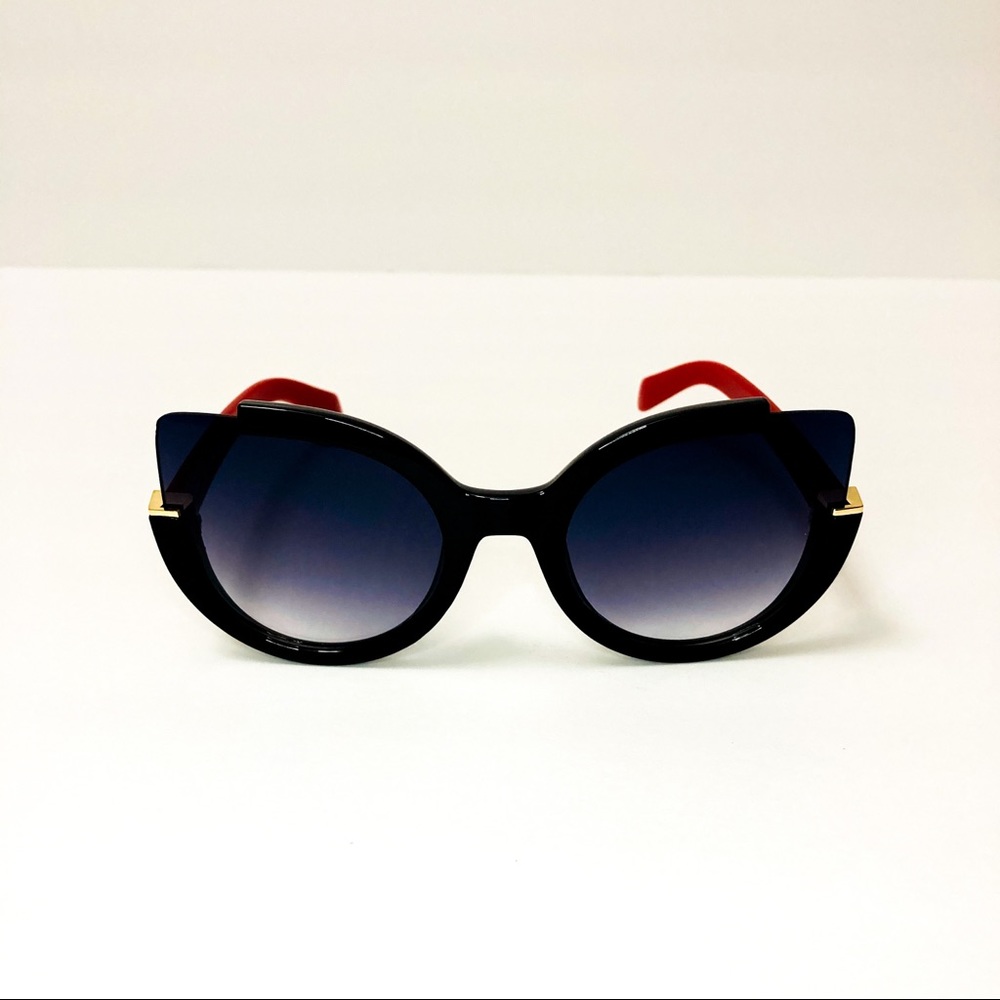 2/$30 Black Round Cat Eye Sunglasses